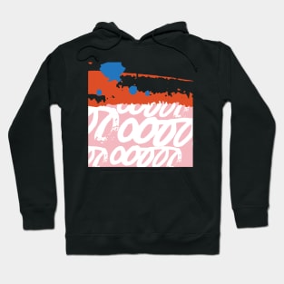 Abstract Lines And Soft Colors Hoodie